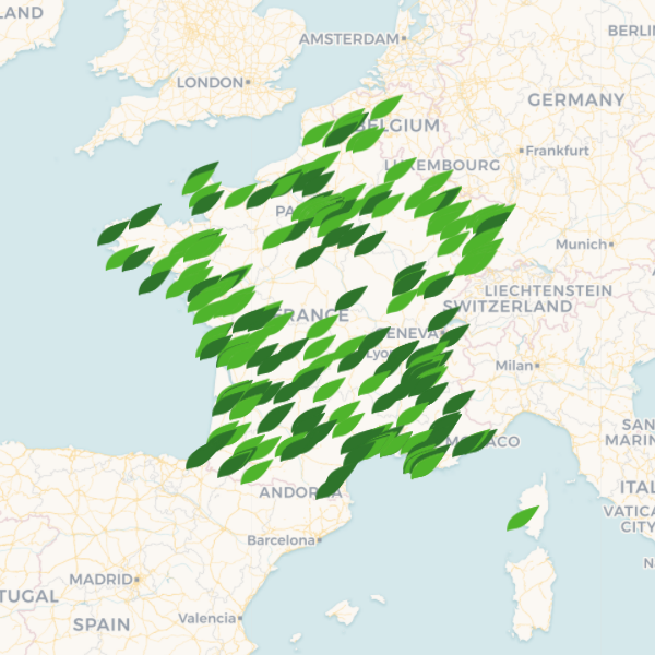 Cartographie des Adhérent·es du Réseau Compost Citoyen