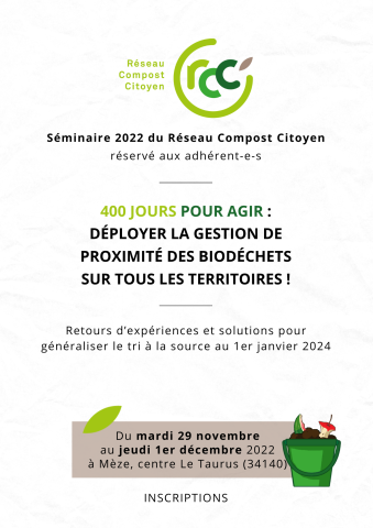 Page de garde programme séminaire 2022